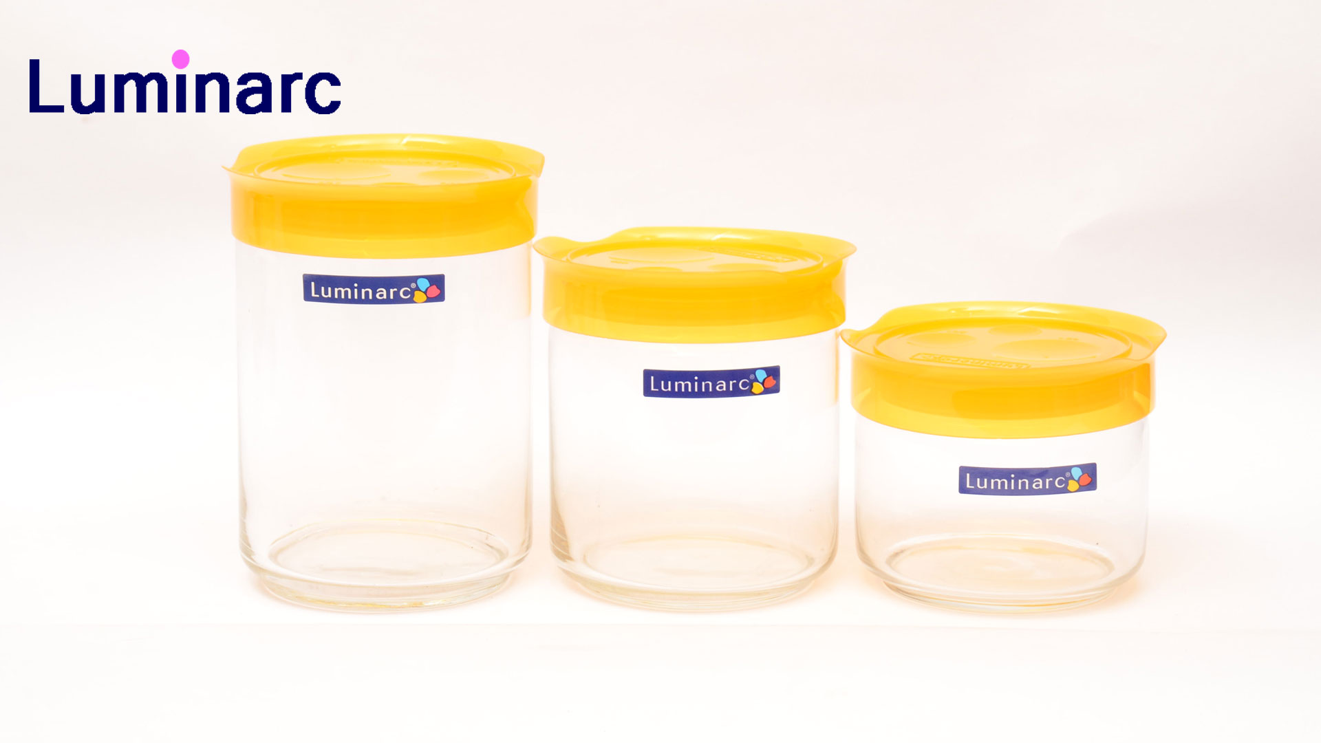 Luminarc yellow jar set#883314491043#